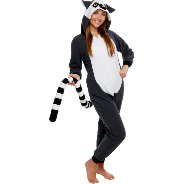 Silver Lilly Adult One Piece Slim Fit Animal Shark Costume Pajamas